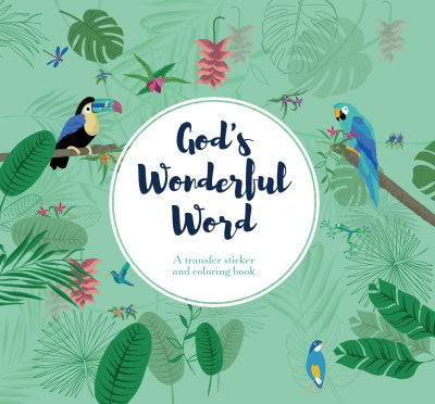 God's Wonderful World Coloring & Sticker Book