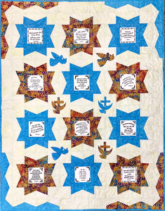God's Words Quilt Pattern & Fabric Panel Set