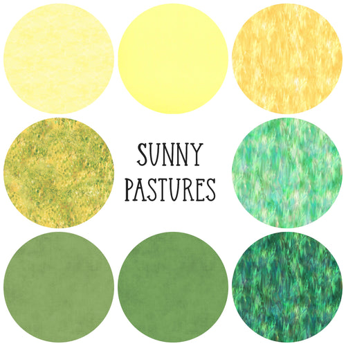 Sunny Pastures Blenders Cotton Fat Quarter Bundle