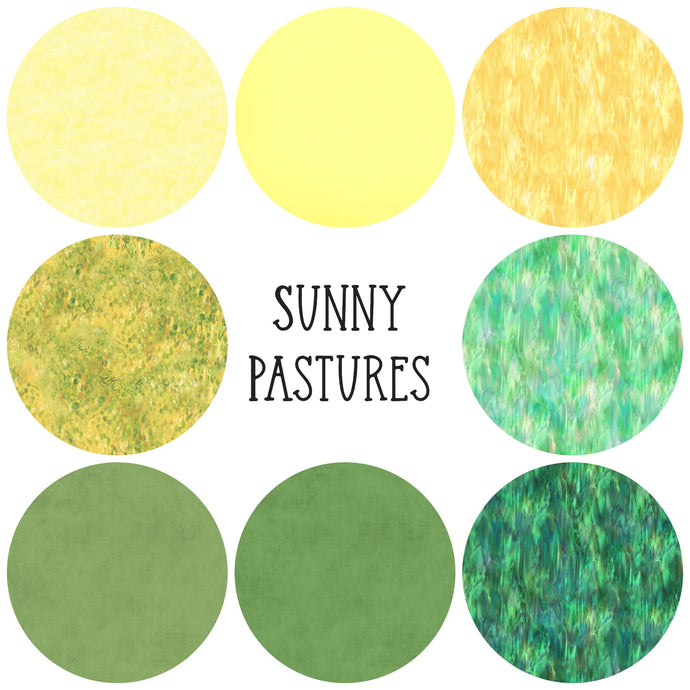 Sunny Pastures Blenders Cotton Fat Quarter Bundle