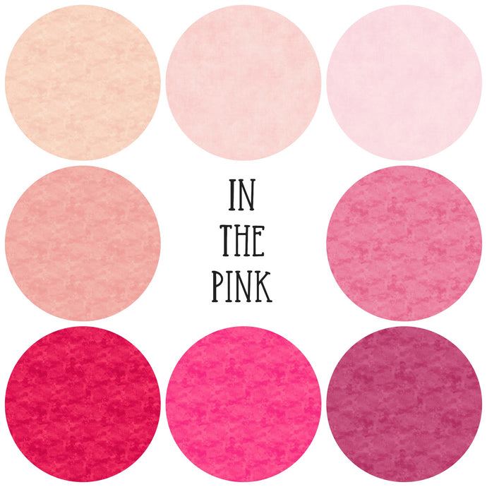 In The Pink Blenders Cotton Fat Quarter Bundle