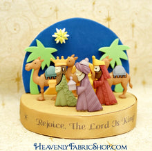 We Three Kings Wise Men Christmas Buttons Set