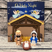 Holy Family Nativity Soft Touch Mini Figurine Set