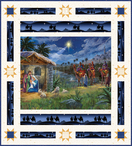 DIGITAL Christmas Wishes Holy Night Quilt FREE PDF Pattern