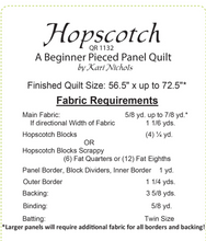 Hopscotch Piece Panel Quilt Pattern