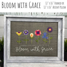 Bloom With Grace Wool Pillow or Wall Hanging KIT