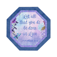 In Love 1 Corinthians 16:14 Table Topper KIT