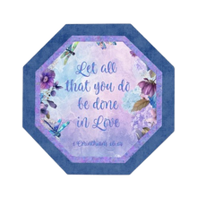 In Love 1 Corinthians 16:14 Table Topper KIT