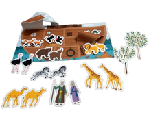 Two By Two Noah's Ark Play Set Felt Fabric Panel