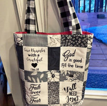 Inspired Words of Faith Charm Square Fabric Panel
