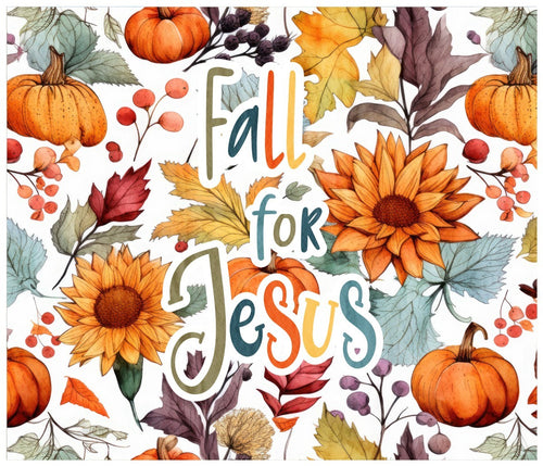 Fall for Jesus Cotton Fat Quarter Panel