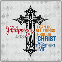 Power of the Cross Scripture 6 inch Mini Fabric 4 Panel set
