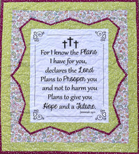 Jeremiah 29:11 Fabric Panel