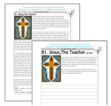 DIGITAL Jesus the Teacher Wall Hanging PDF Pattern