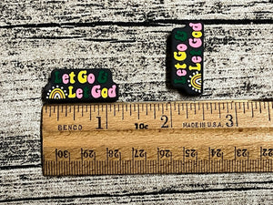 Let Go & Let God Silicone Focal Bead