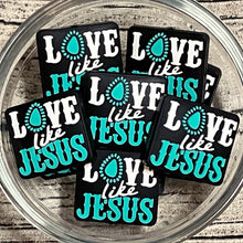 Love Like Jesus Silicone Focal Bead