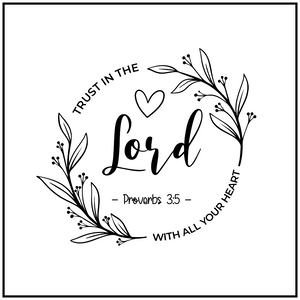 Heartlines Scripture Line Art 6 inch Mini Fabric 4 Panel set