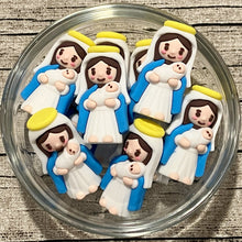 Madonna & Child Virgin Mary Baby Jesus Soft Touch Mini Figurine