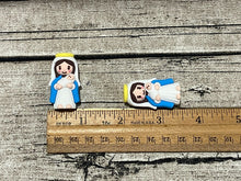 Madonna & Child Virgin Mary Baby Jesus Soft Touch Mini Figurine
