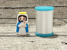 Madonna & Child Virgin Mary Baby Jesus Soft Touch Mini Figurine