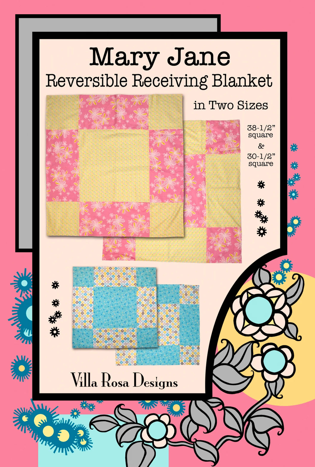 Mary Jane Reversible Baby Blanket Pattern