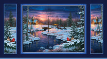 Nature's Noel Holy Night By Abraham Hunter Cotton Fabric Panel