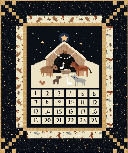 DIGITAL Nativity Advent Calendar Quilt FREE PDF Pattern