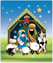 NEW Nativity Tissue Box Cover Panel and Pattern Set