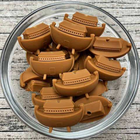 Noah's Ark Silicone Focal Bead