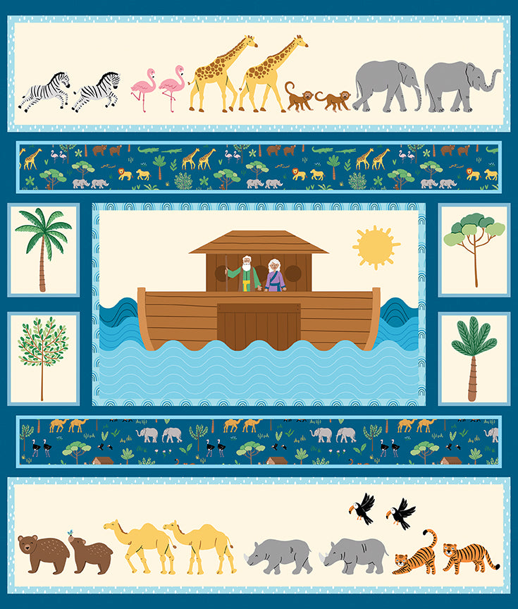 Two By Two Cotton Fabric Panel