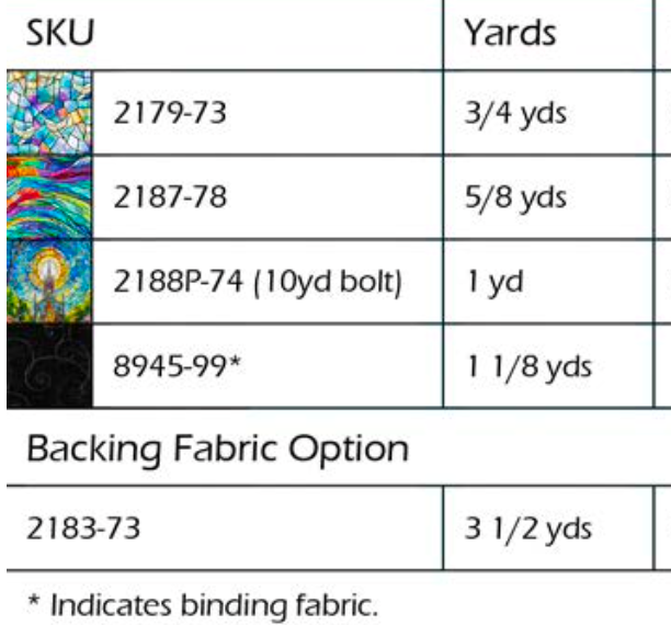 Faith Stained Glass Church Panel Pop Quilt KIT – Heavenly Fabric Shop