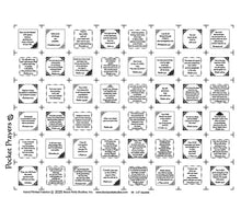 Pocket Prayer 48 Mini Charm Pack Fabric Panel