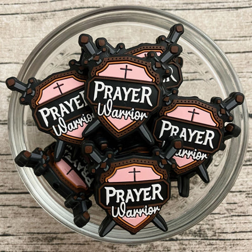 Prayer Warrior Silicone Focal Bead