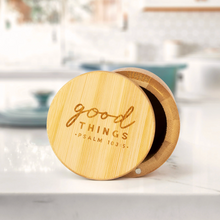 Good Things Psalm 103:5 Bamboo Storage Container
