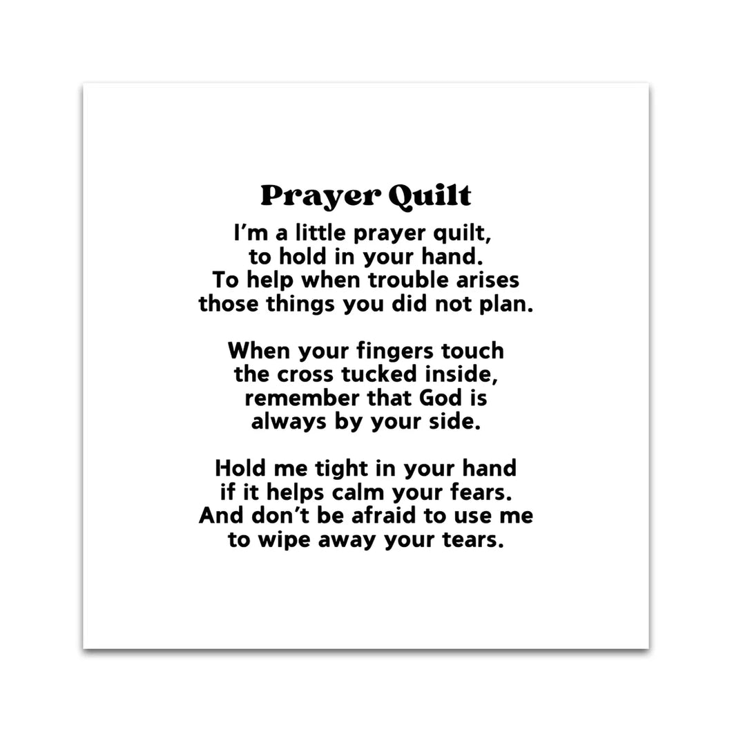 Pocket Prayer 3in Square Quilt Labels 30pc set