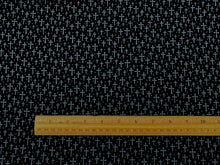 Quilting Illusions Crosses Black Cotton Fabric