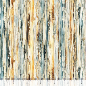Running With The Pack Bark Stripe Blender Cotton Fabric