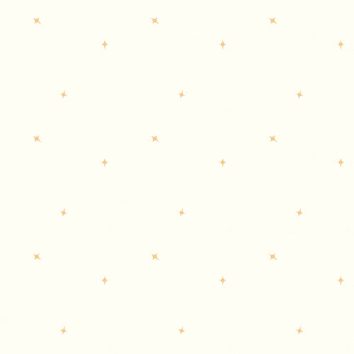 Silent Night Follow The Star Dove Gold Sparkle Cotton Fabric