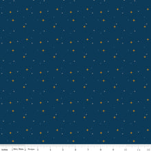 Sparkler Oxford Blue Cotton Fabric
