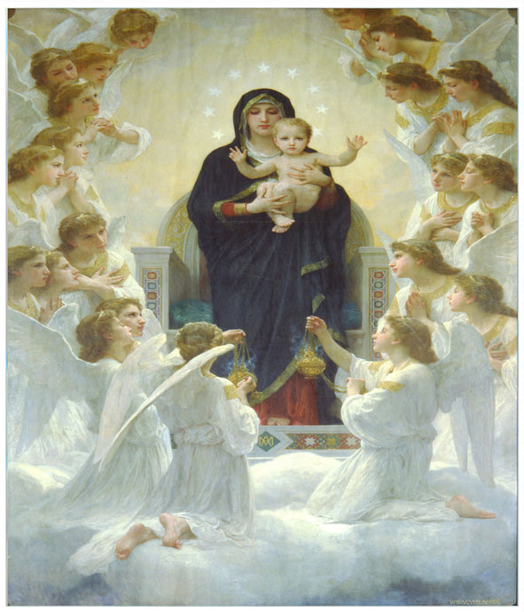 Masterpieces: The Virgin With Angels Cotton Fat Quarter Panel