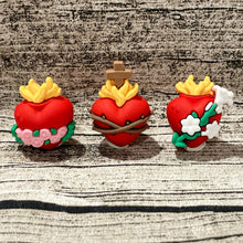 Sacred Hearts Trio Soft Touch Mini Figurine Set