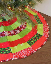 Quilt As You Go Christmas Tree Skirt Batting + Pattern Kit