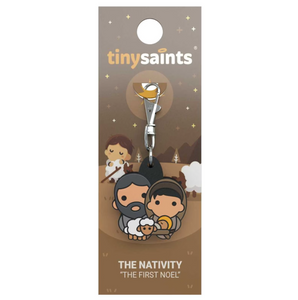 Tiny Saints Holy Family Nativity Rubber Charms