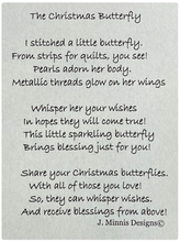 The Christmas Butterfly Ornament Pattern