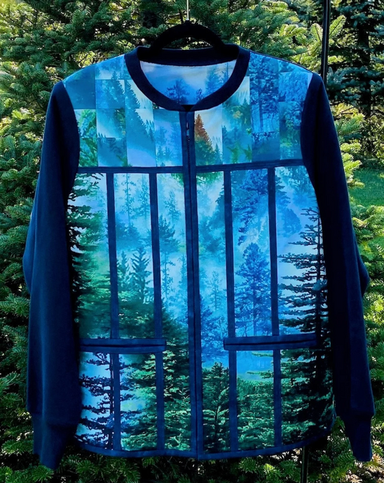 Playing with Panels Quilted Sweatshirt Pattern