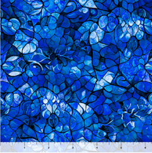 Bohemian Sunrise Celestial Royal Blender Cotton Fabric