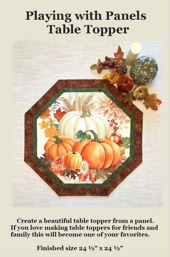 Playing with Panels Table Topper Pattern