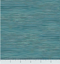 Faith Can Move Mountains Rippled Water Blue Blender Cotton Fabric