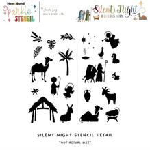 Sew A Story Silent Night Sparkle Nativity Stencil