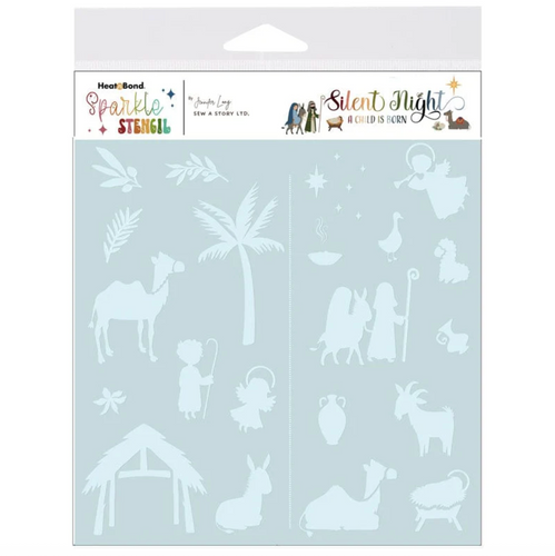Sew A Story Silent Night Sparkle Nativity Stencil